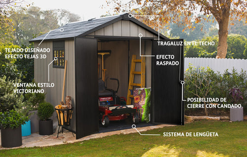 Keter 759 Oakland Shed - Grey